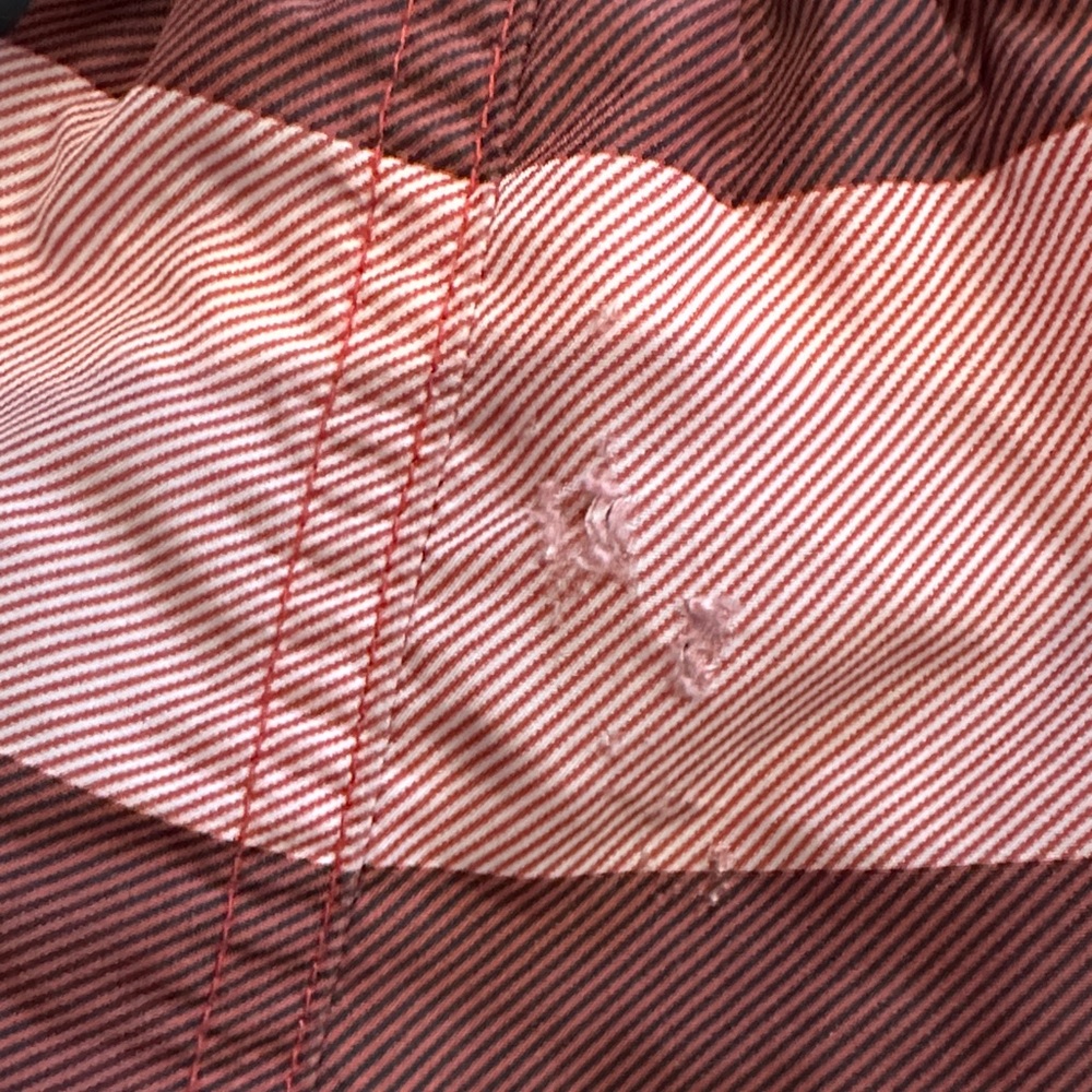 Burberry Kids Swim Trunks - Red, Black, White Check - Picture 6 of 7